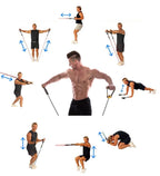 Set Elastici Allenamento con Accessori