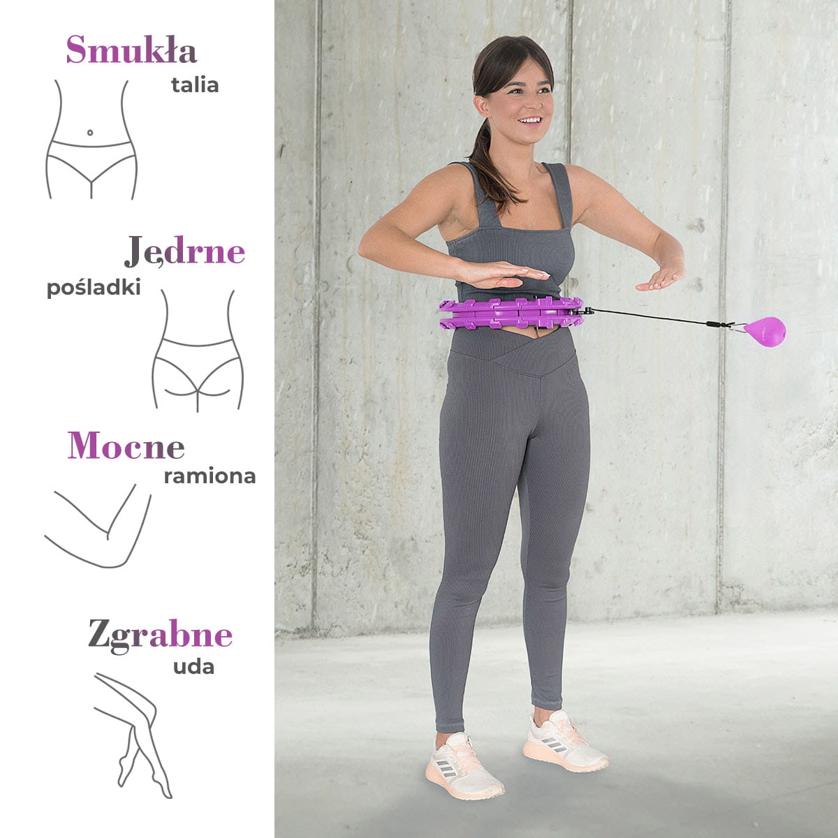 Hula Hoop Dimagrante Massaggiante per Vita e Addome