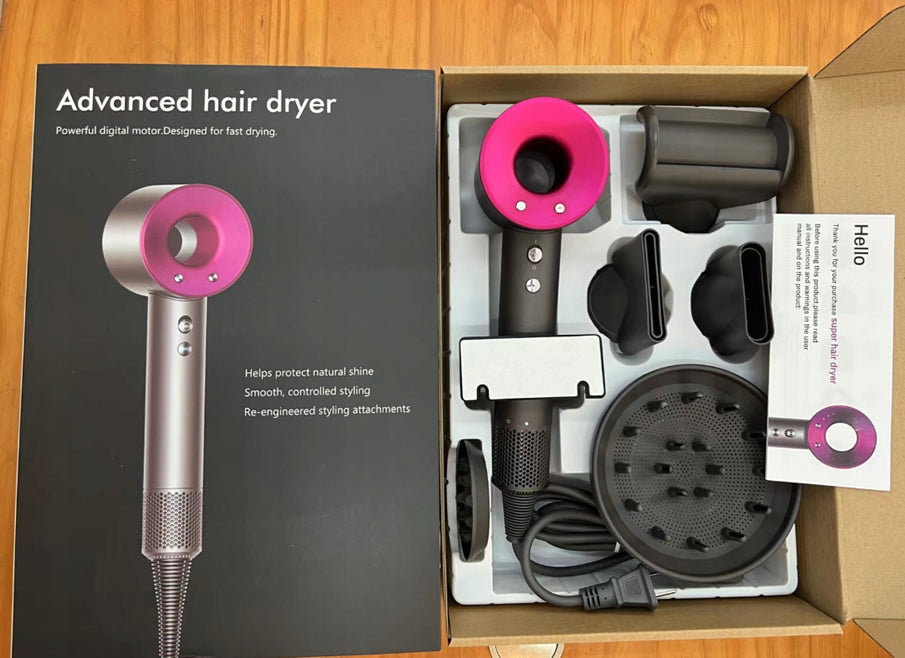 Asciugacapelli Professionale Phon Pro X Super Sonic Con 5 Accessori