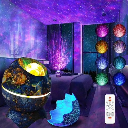 Lampada Proiettore Galaxy Bluetooth Dino