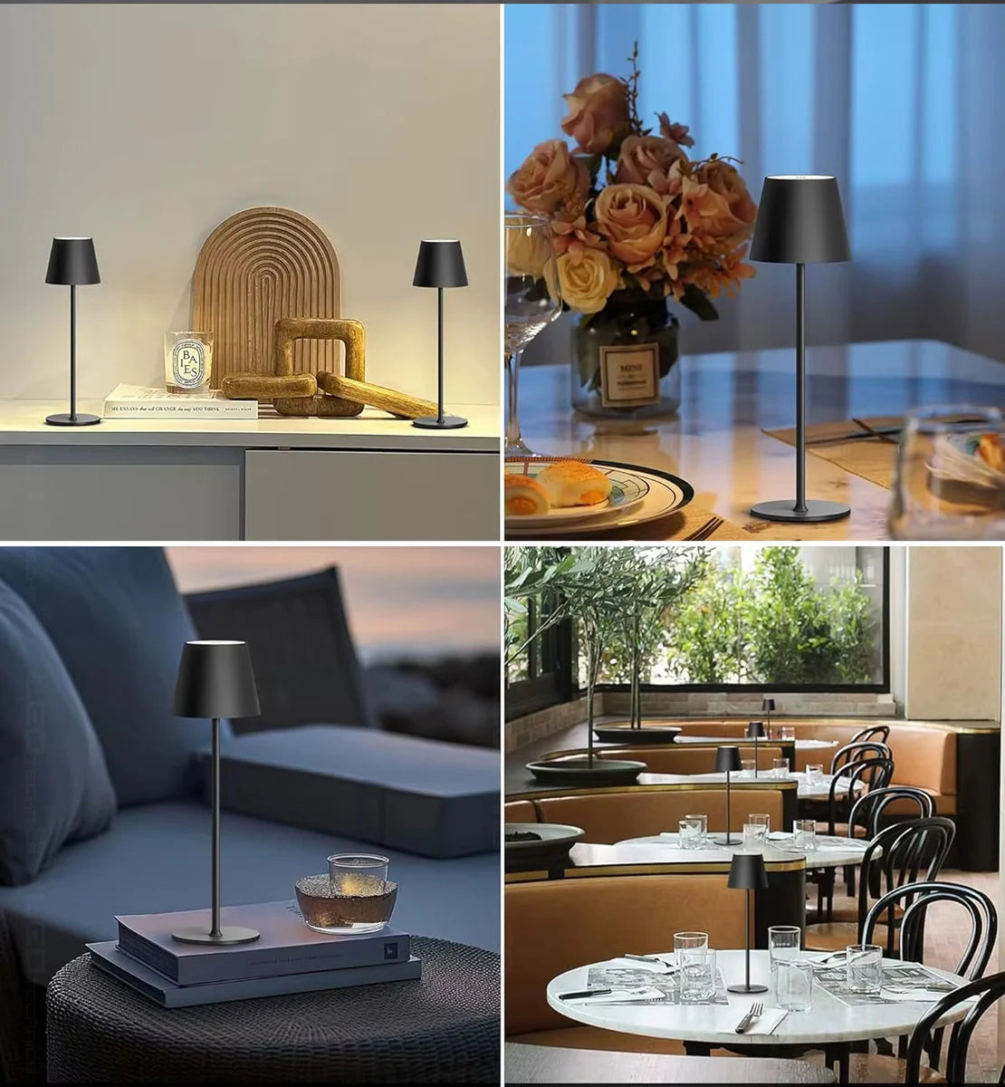 Luxury lampada ricaricabile USB