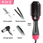 Spazzola asciugacapelli multifunzione 4in1