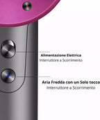 Asciugacapelli Professionale Phon Pro X Super Sonic Con 5 Accessori