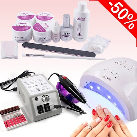 KIT Ricostruzione unghie GEL Manicure e Pedicure