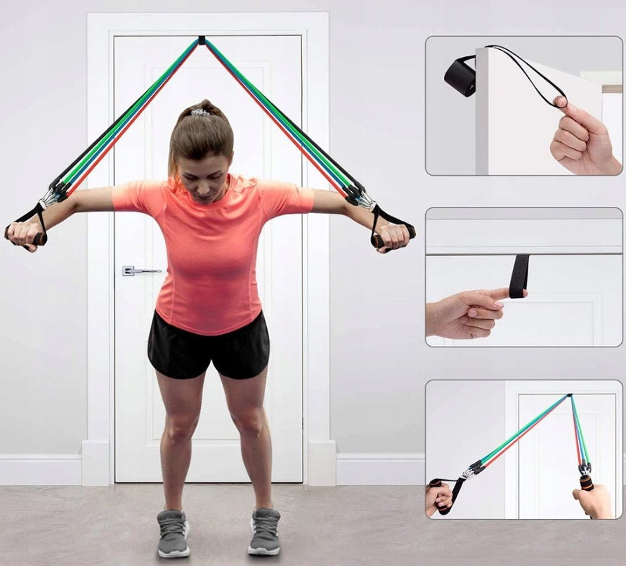 Set Elastici Allenamento con Accessori