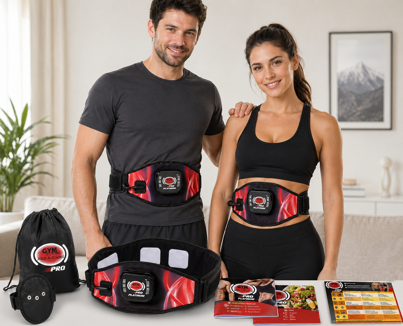 Cintura dimagrante e tonificante ABS a Round PRO Platinium