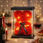 Orso Romantico di Rose luminoso