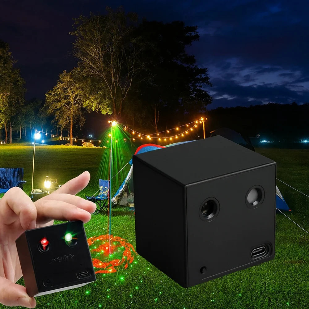 Mini Proiettore di Luci LED Ricaricabile per Party e Feste