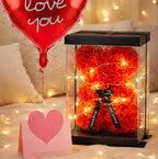 Orso Romantico di Rose luminoso