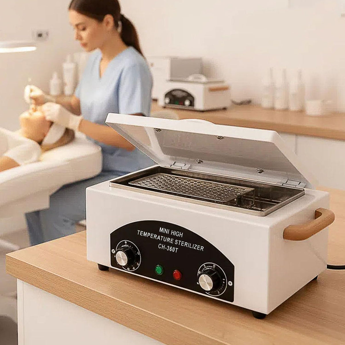 Sterilizzatore ad Aria Calda 300W – fino a 220°C con Timer